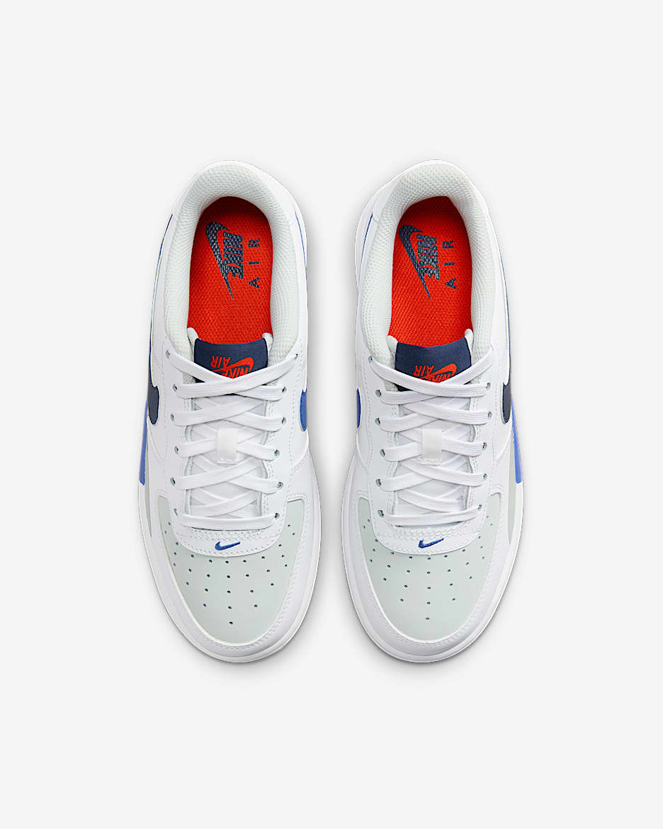 Air force 1 lv8 white/red/navy online